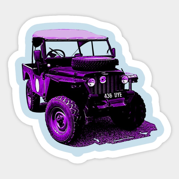 1955 Land Rover - Mavis Sticker by LukeHarding